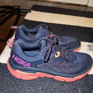 HOKAS blue and red size 7